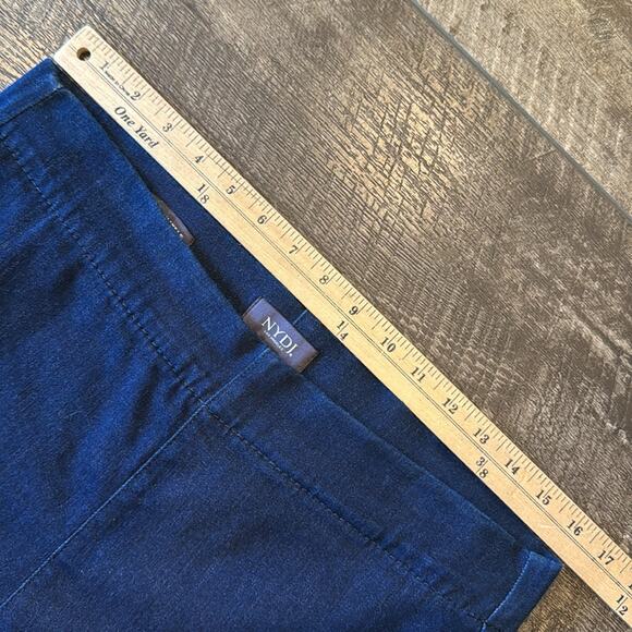NYDJ Alina Skinny Ankle Pull-On Jeans With Side Slits Size 10 - Picture 8 of 12
